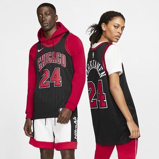 Jersey Nike Lauri Markkanen Bulls Statement Edition NBA Swingman Barbati Negrii | HRAZ-83159